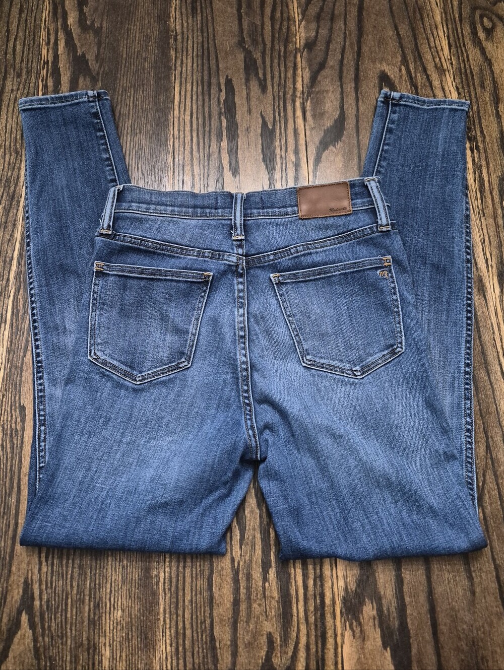 Madewell Blue Skinny Jeans - Mid Wash